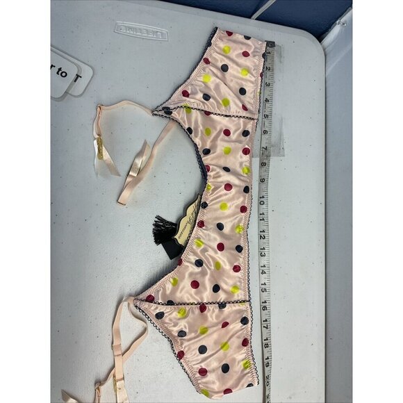 SEXY Polka Dot‎ FELICITY HAYWARD LACE TRIMMED GARDER BELT US SIZE 20 NEW - Picture 7 of 8